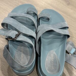 Jeffrey Campbell Slate Blue Strappy Sandals